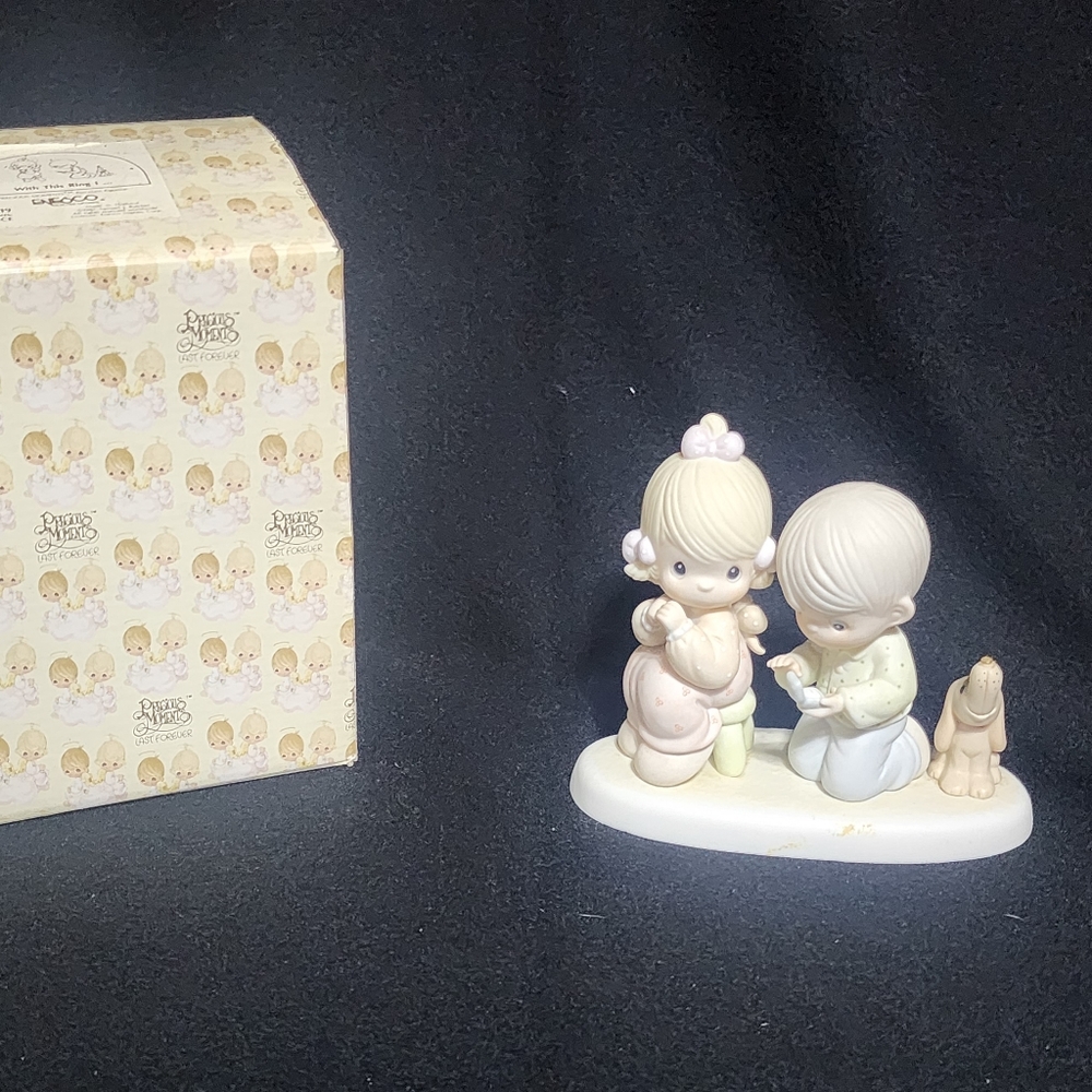 Precious Moment "With this Ring I" Figurine